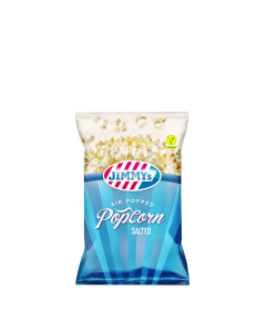 JIMMY's Popcorn zout Impuls bag 12x40g Air-popped