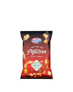 JIMMY's TABASCO Popcorn Sweet Chili BBQ 8x90g Classic-Popped
