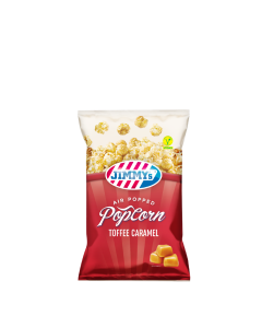 JIMMY's Popcorn Toffee Caramel Impuls bag 12x170g Air-Popped