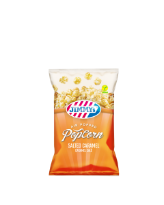 JIMMY's Popcorn Salted Caramel Impuls bag 12x150g Air-Popped