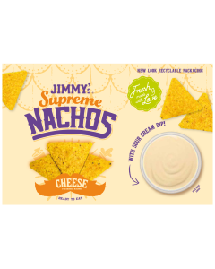 JIMMY's N2G -SOUR CREAM DIP- 7x200g Cheese nachos with sour cream dip/sauce