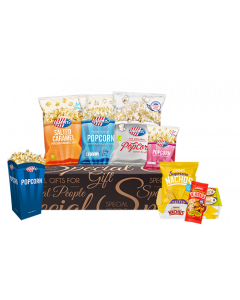 JIMMY's Special Gift Box popcorn, nachos & dips