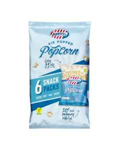 JIMMY's Popcorn zout Multipack 8x 6x17g Air-Popped
