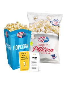 Jimmys Pathé Thuis pakket 2 ZOET&ZOUT, original, popcorn, best, crunchy, sweet, salt, movie, night, cinema, homemade, pathe film, voucher 
